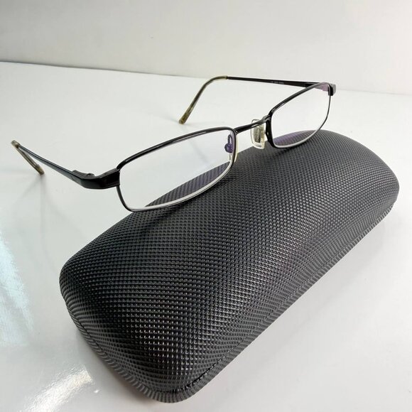 Fossil Other - Fossil Coolidge Eyeglasses – Slim Rectangular Metal Frame – With Hard Case